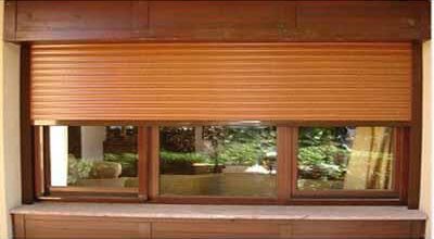 Ahşap desenli panjur